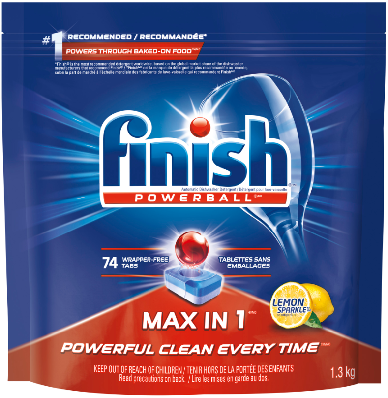 FINISH® Powerball Max in 1 Tab-Lemon (Canada) (Discontinued)